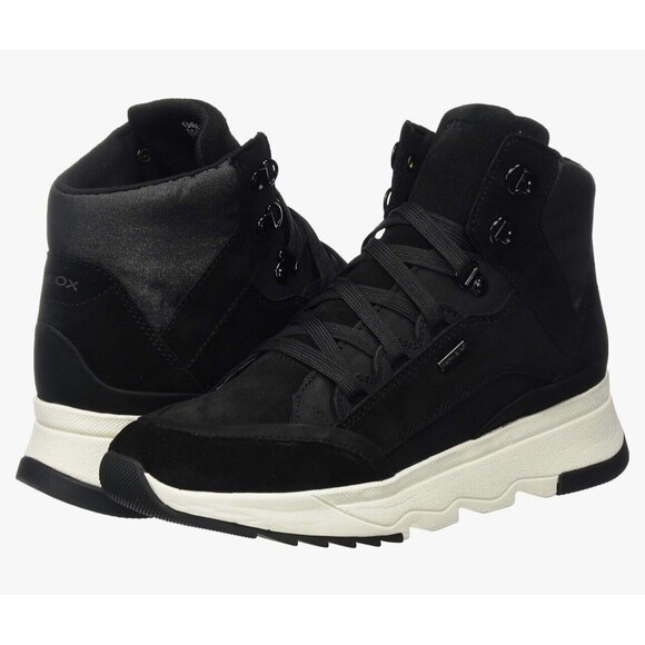 Geox Woman’s D Galena B ABX Fashion Boot High Top Sneakers Sz 9 New - Picture 1 of 10